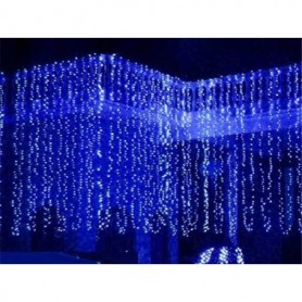 Instalatie ploaie 6m 100leduri albastre