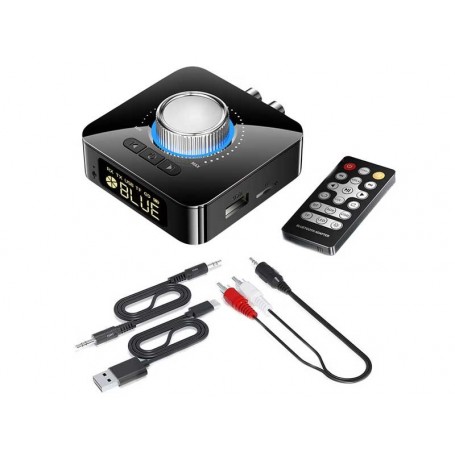 Adaptor Bluetooth cu telecomanda, volum, card, jack 3,5mm