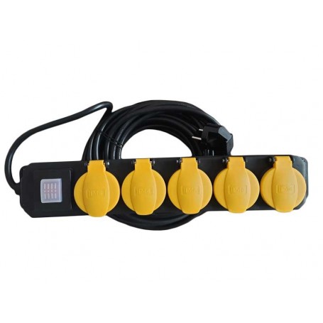 Prelungitor 5cai 10m 3x1.5mm2 rezistent la apa