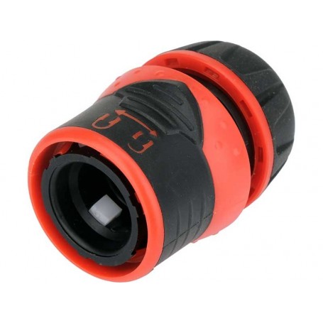 Conector cauciucat cu opritor pentru furtun (3/4)