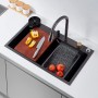 Set chiuveta bucatarie multifunctionala, dus extractibil, 4 moduri de spalare, nspalator pahare