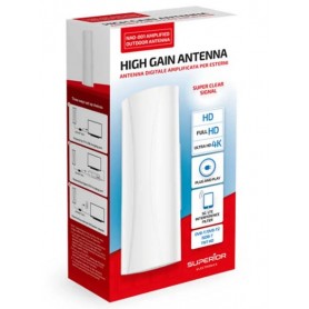 Antena DVB-T Digitala Exterior Superior pentru TV HD si Radio FM, Zutech