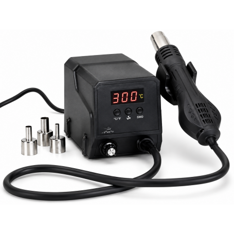 Statie Lipit SMD 300W ZD-8908 cu Aer Cald, Reglaj Temperatura si Standby Automat, Zutech