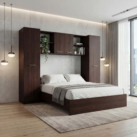 Dormitor Iulia, 4 Piese, Culoare Wenge