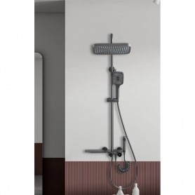 Coloana Dus SaniMag cu 4 functii, Display Digital, Gri antracit