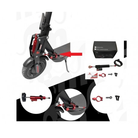 Amortizor de direcție MONORIM MDamper pentru Ninebot Max G30 / Motus Scooty 10 / Frugal Power - NEGRU zt1
