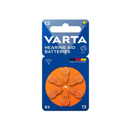 Set 6 baterii aparat auditiv Varta 13