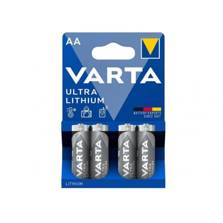 Set 4 baterii Varta Ultra Lithium 6106 AA