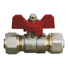 Robinet de trecere din bronz pentru PEXAL P+P 1/2 inch